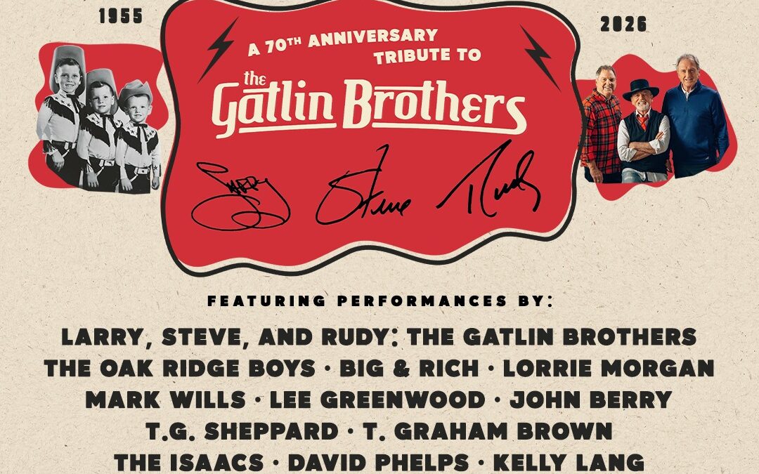 The Gatlin Brothers 2026 & 2027 tour poster